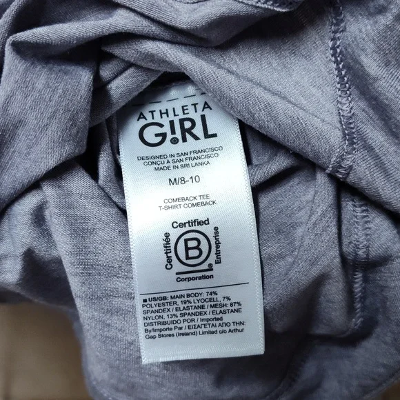 Bundle of two tops from athleta girl green and purple - Picture 4 of 8